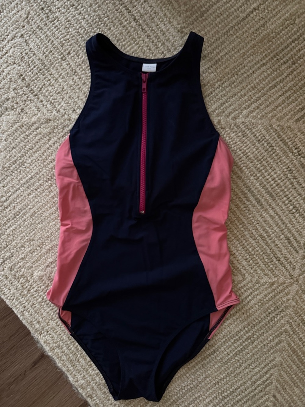 Flagpole Swim Zipper Front one-piece (medium)